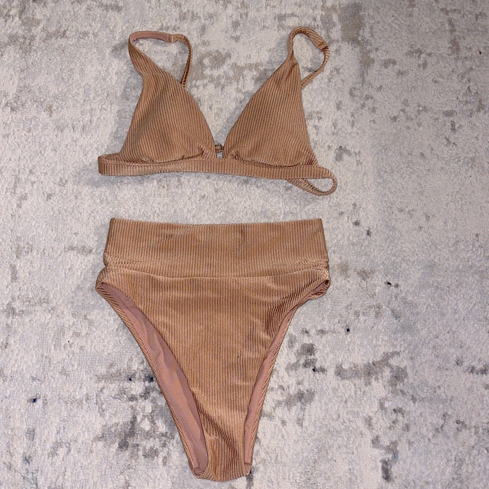 Aerie Neutral High Waist Bikini